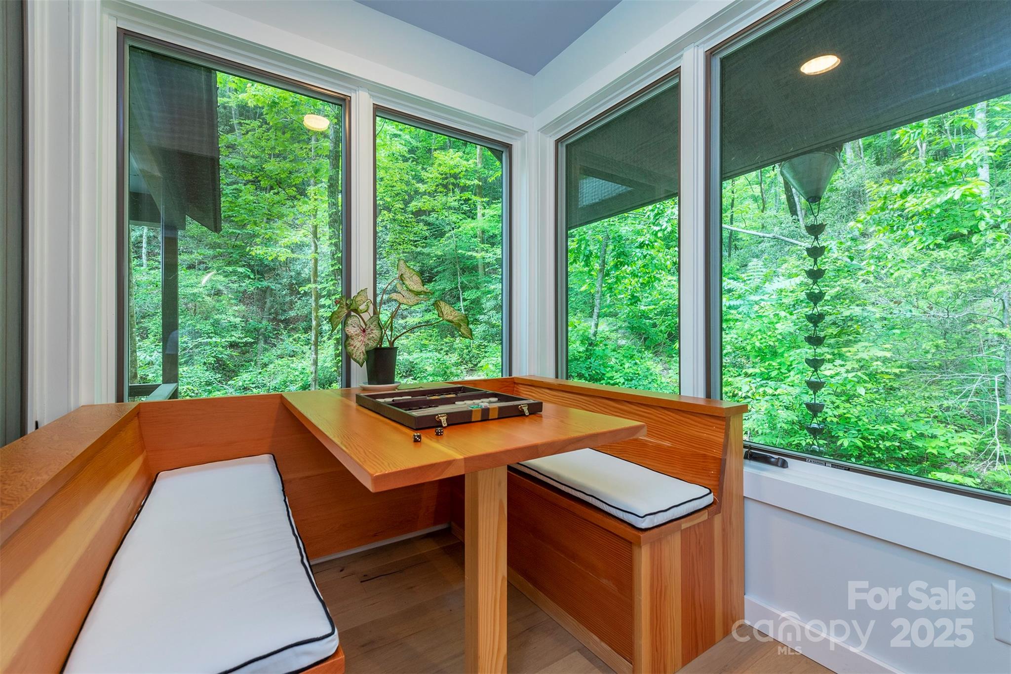401 Winterle Road Black Mountain, NC 28711 - Photo 18 of 44 a room with pool table and large windows