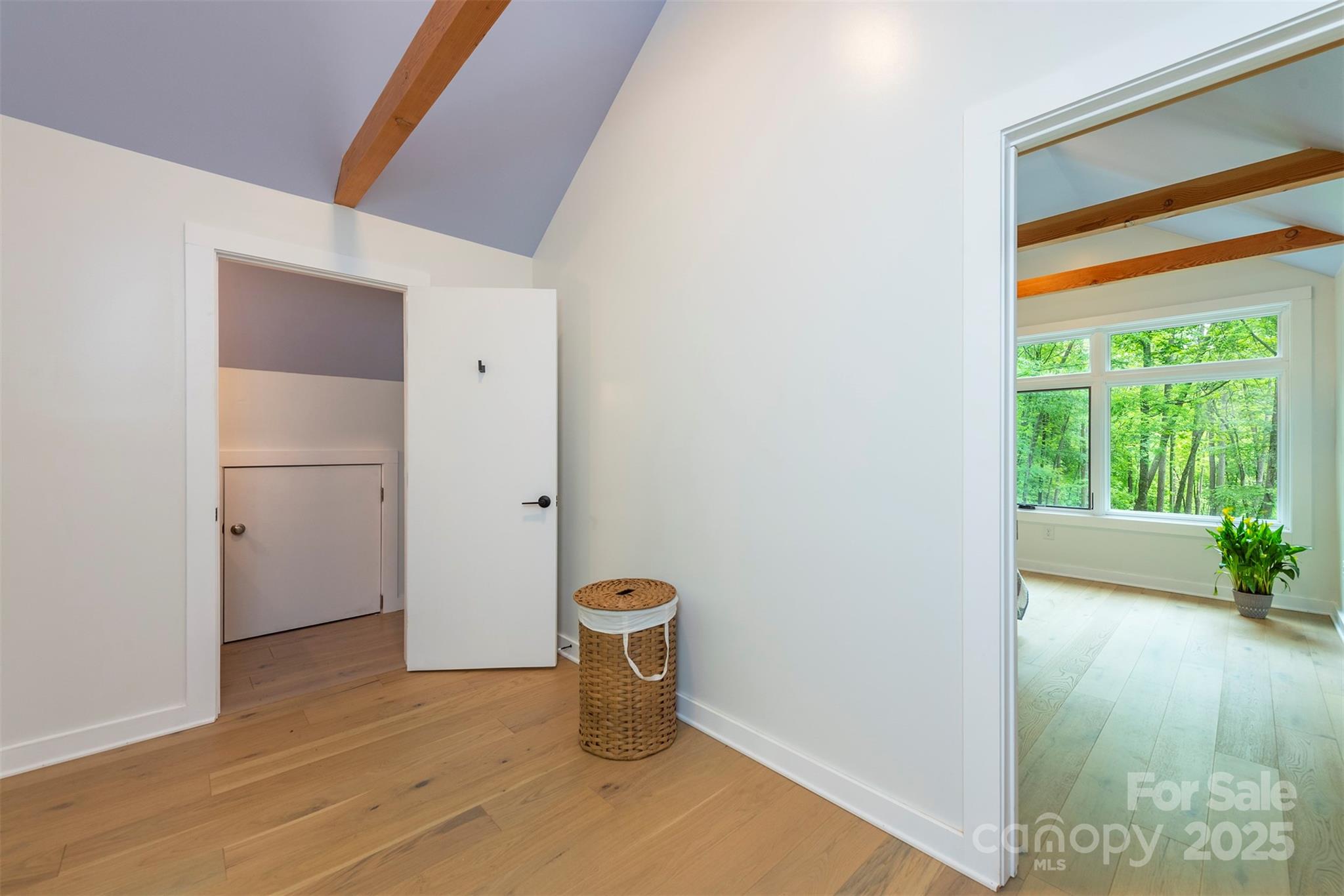 401 Winterle Road Black Mountain, NC 28711 - Photo 19 of 44 a view of a room with wooden floor and walls