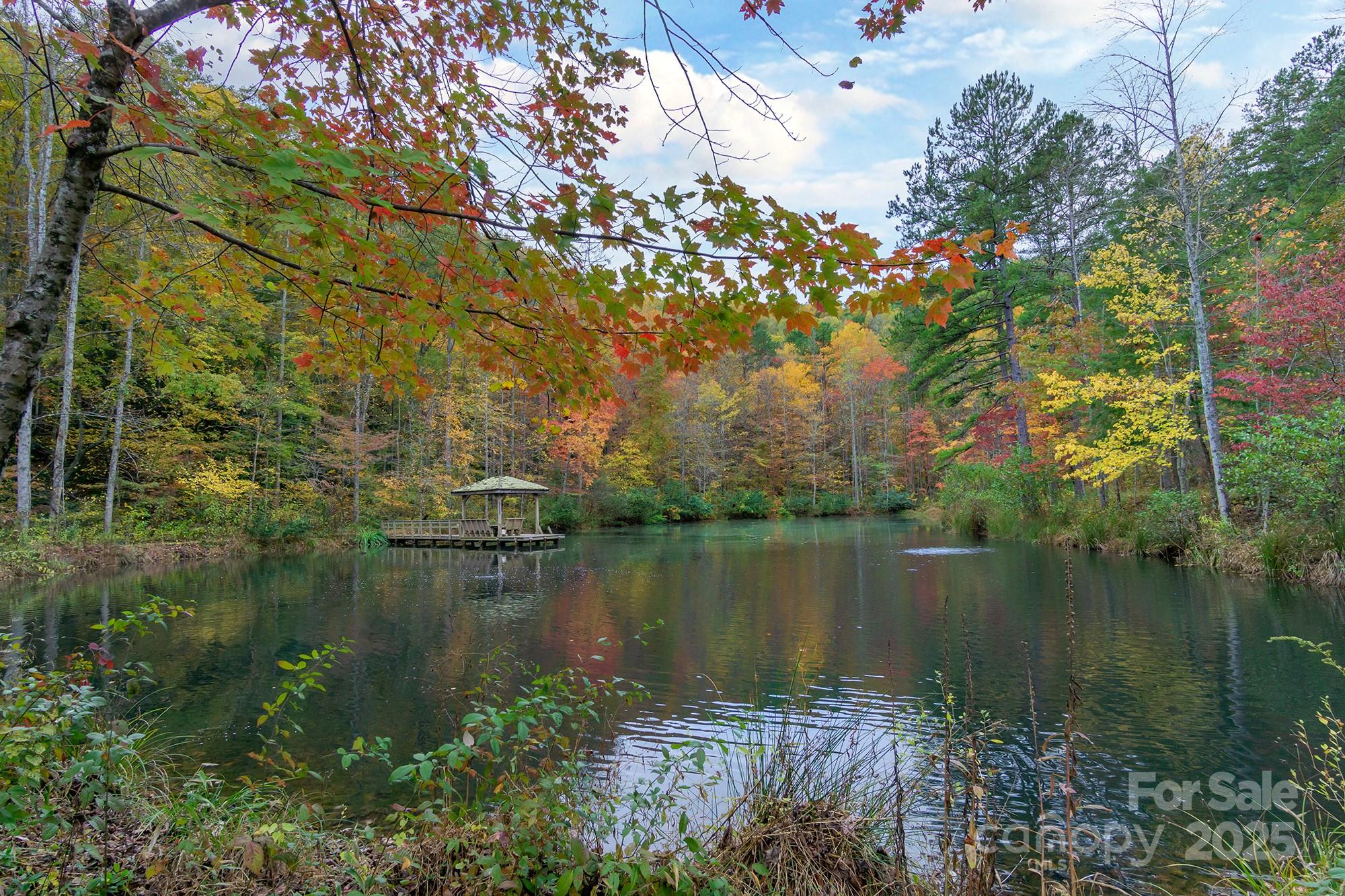 401 Winterle Road Black Mountain, NC 28711 - Photo 39 of 44 a view of a lake with a house in the background