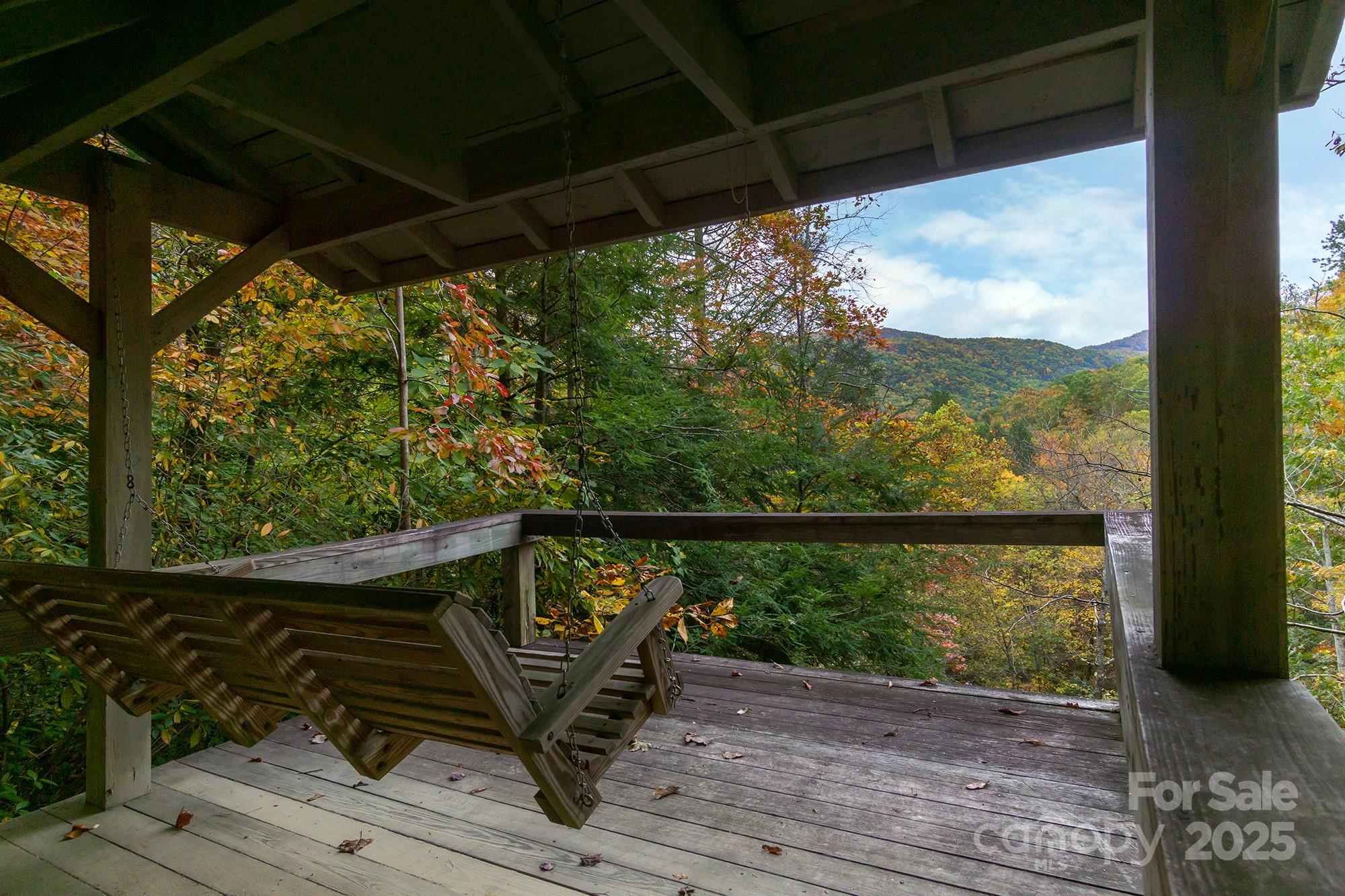 401 Winterle Road Black Mountain, NC 28711 - Photo 44 of 44 a view of a two chair in the balcony
