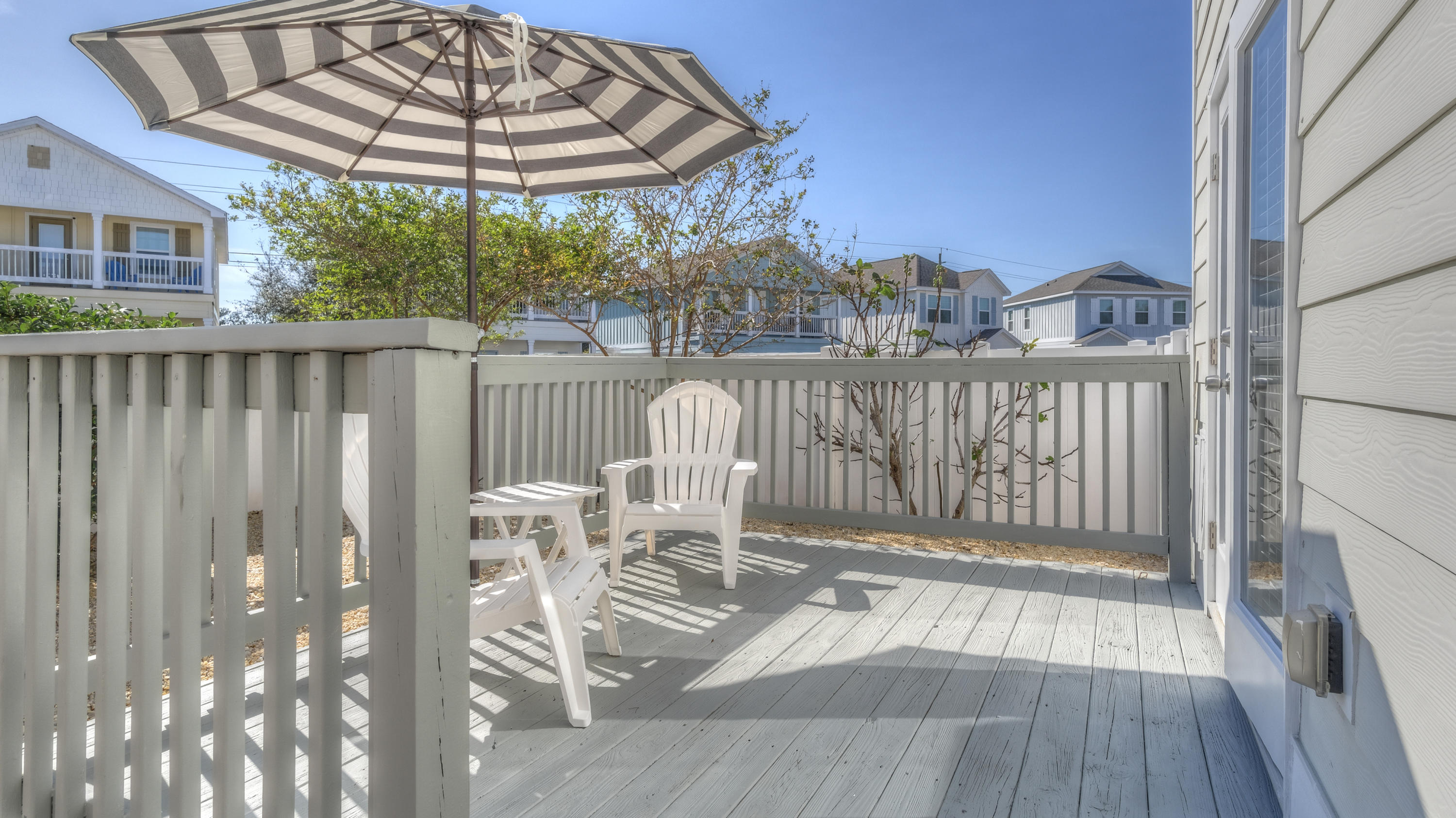 49 Topside Drive Inlet Beach, FL 32461 - Photo 19 of 46 a view of balcony with wooden floor