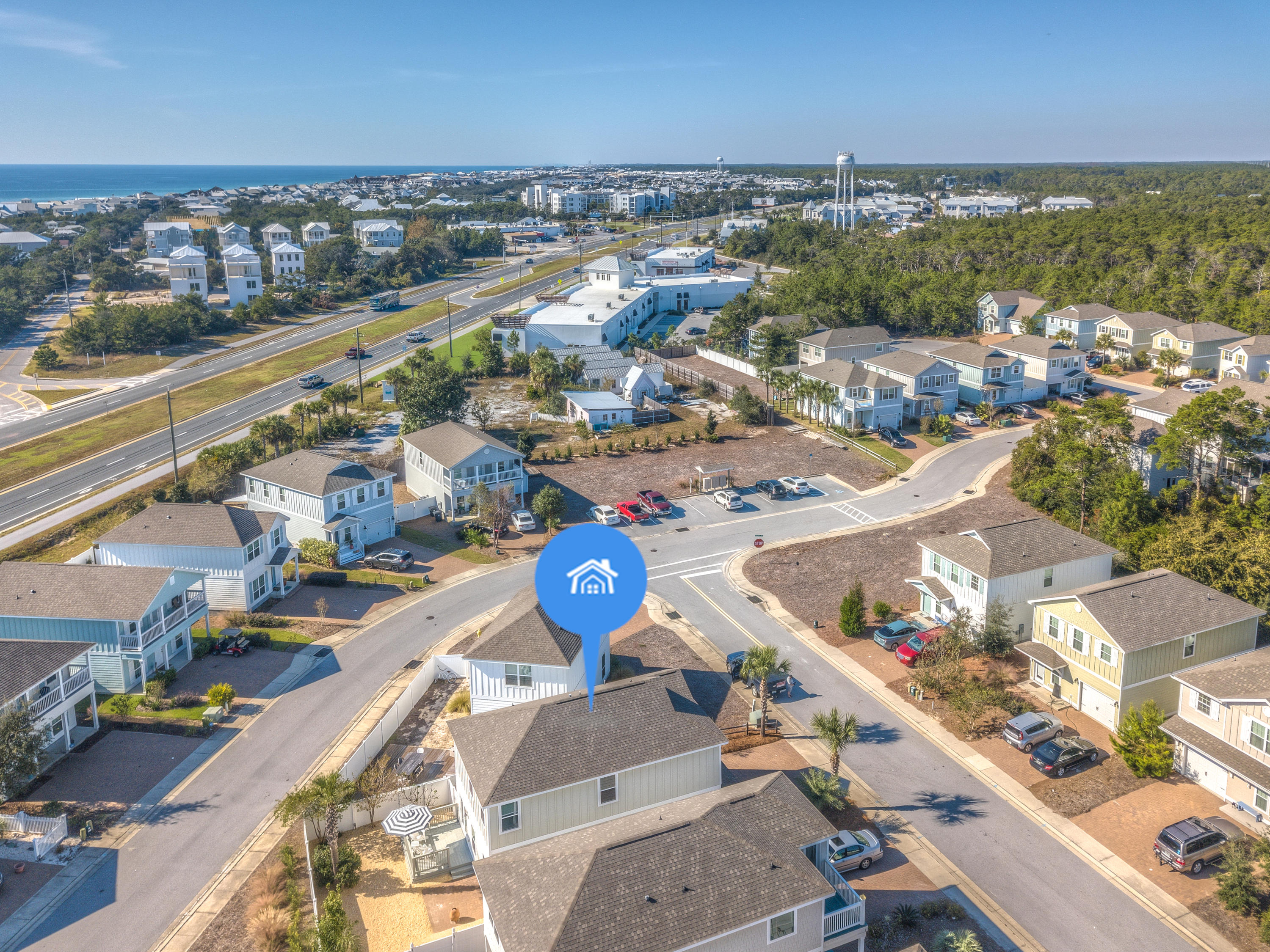 49 Topside Drive Inlet Beach, FL 32461 - Photo 35 of 46 an aerial view of a city