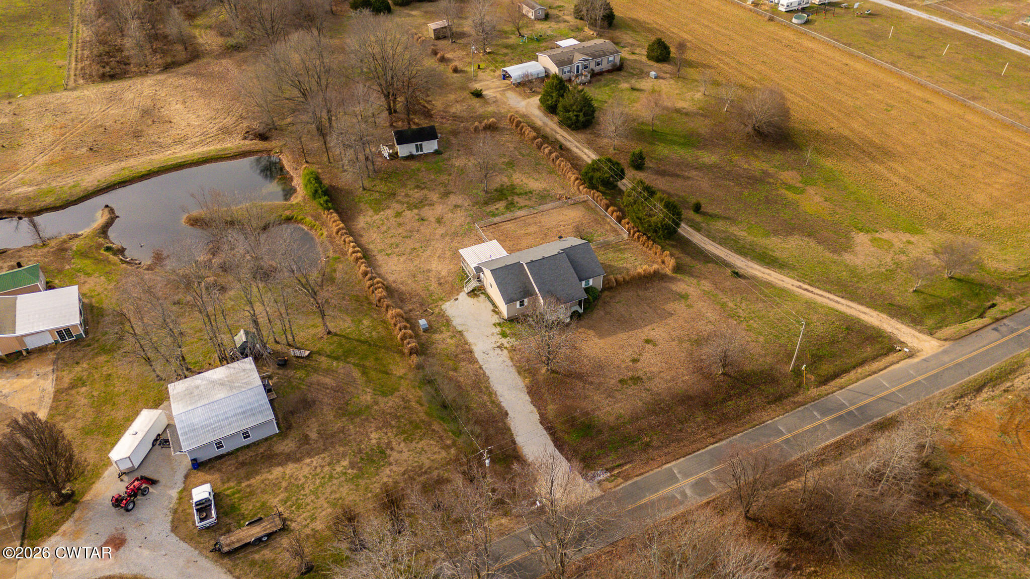 2479 Billingsby Road Martin, TN 38237 - Photo 28 of 29 an aerial view of residential house with parking