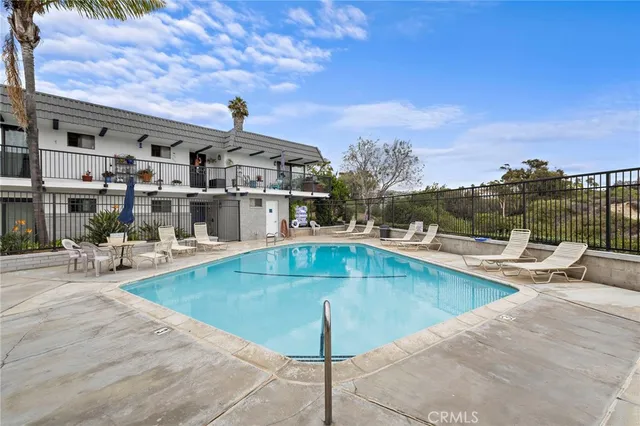 a outdoor view with a sitting space