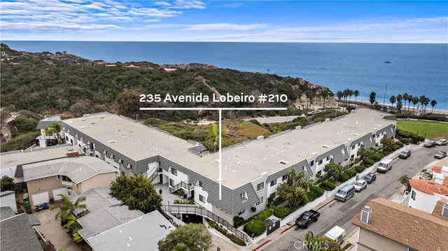 a view of a terrace with a ocean view