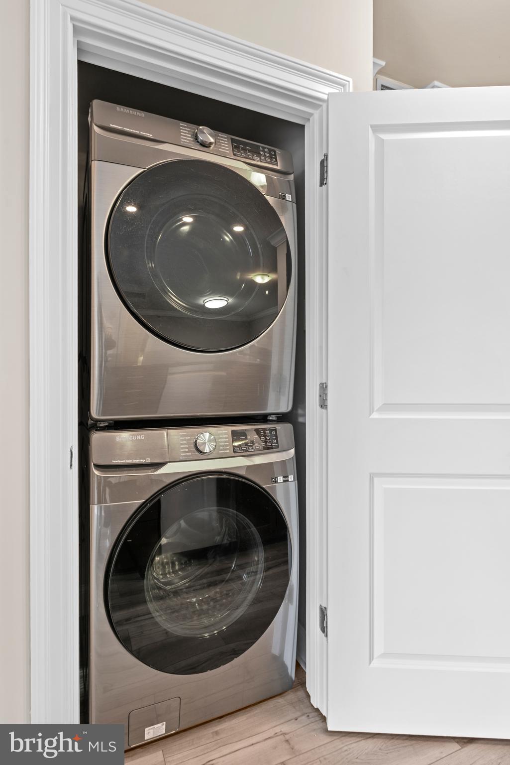 6301 Edsall Road, Unit 424 Alexandria, VA 22312 - Photo 16 of 30 a close up view of washer and dryer