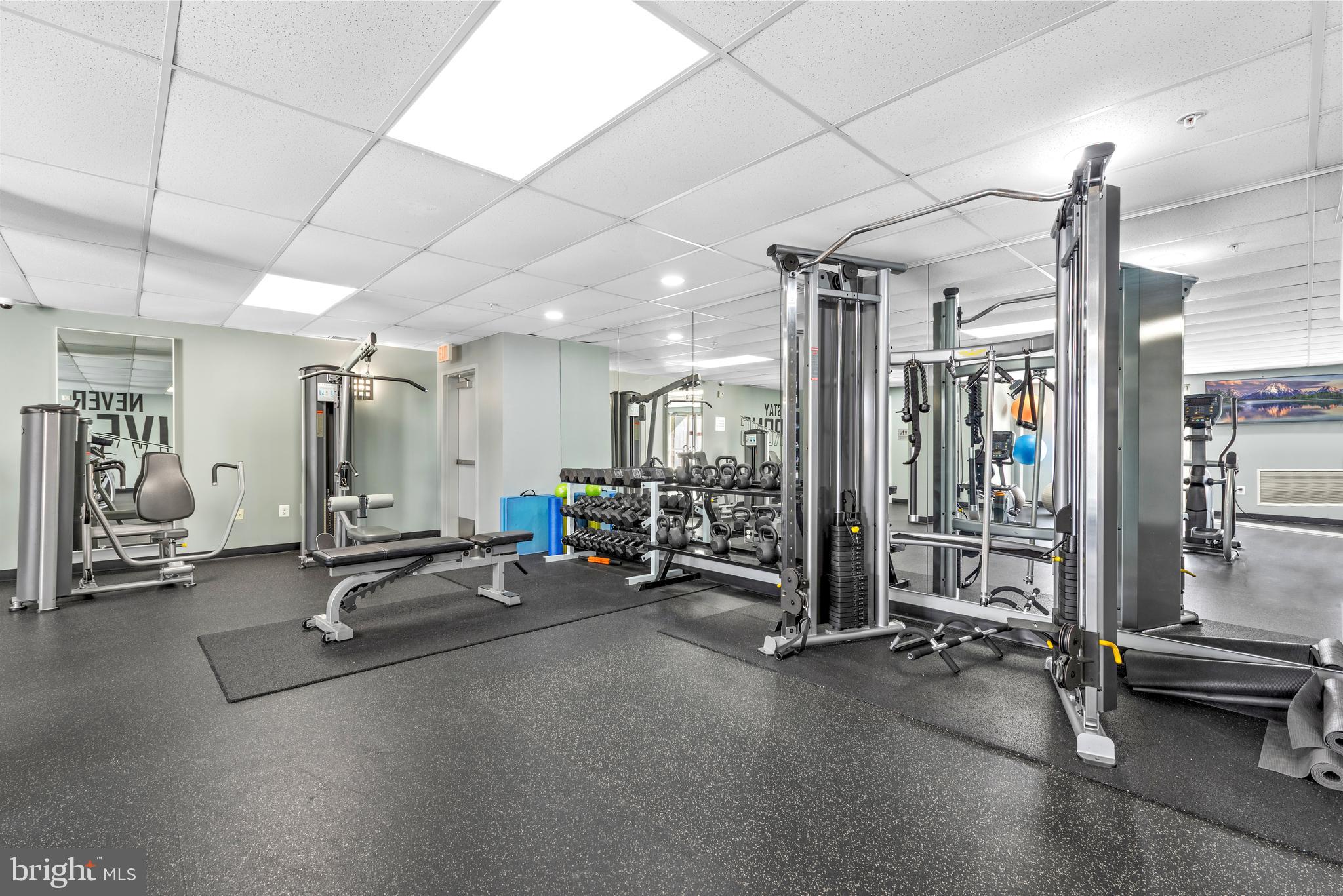 6301 Edsall Road, Unit 424 Alexandria, VA 22312 - Photo 30 of 30 a view of a room with gym equipment