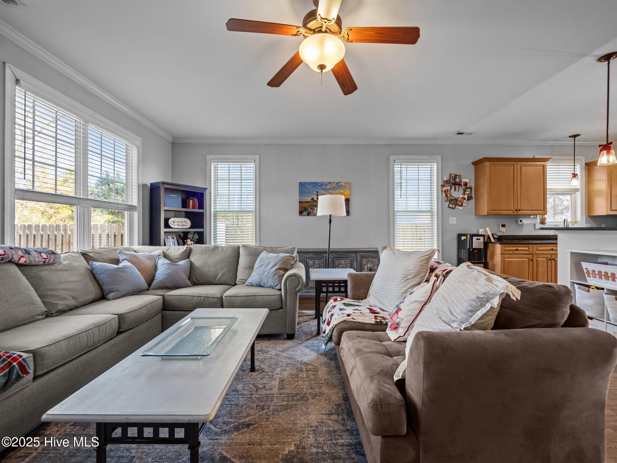 123 Beagle Drive Hubert, NC 28539 - Photo 14 of 53 Living room open to kitchen