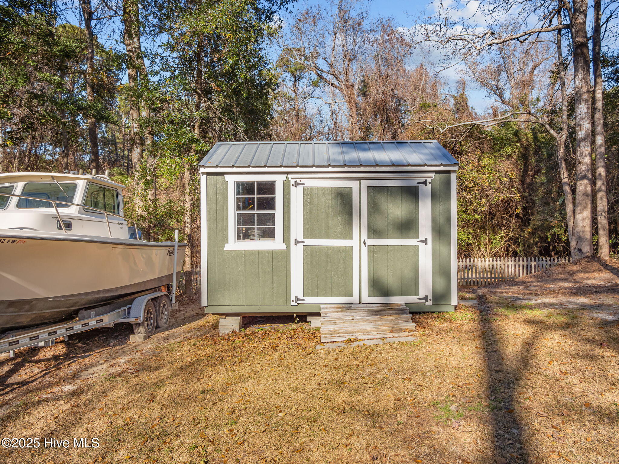 123 Beagle Drive Hubert, NC 28539 - Photo 38 of 53 Storage shed with lean to