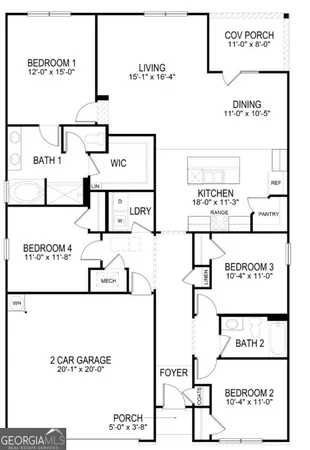$2,200 | 110 Babcock Drive Northeast, Rome, GA 30165