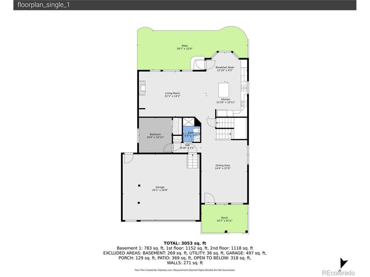 10468 Wagon Box Circle Highlands Ranch, CO 80130 - Photo 32 of 35 Floorplan