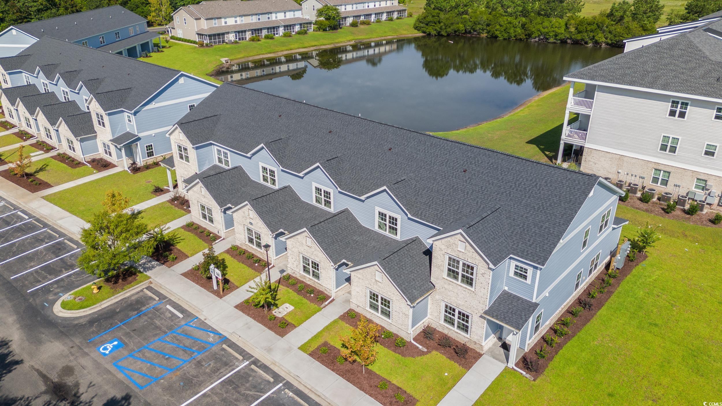344 Kiskadee Loop, Unit E Conway, SC 29526 - Photo 35 of 36 Drone / aerial view with a water view