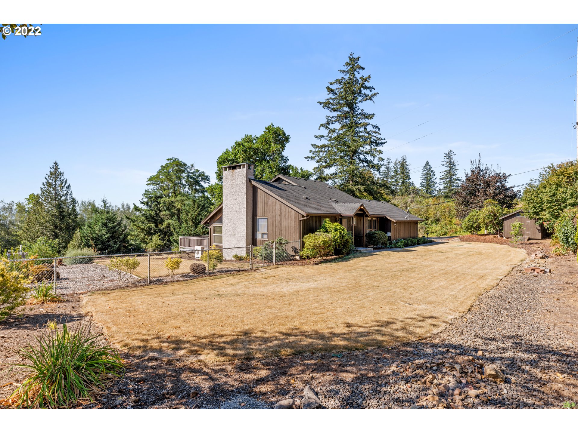3903 Southeast Stiles Road Washougal, WA 98671 - Photo 19 of 28 a view of a yard with a house