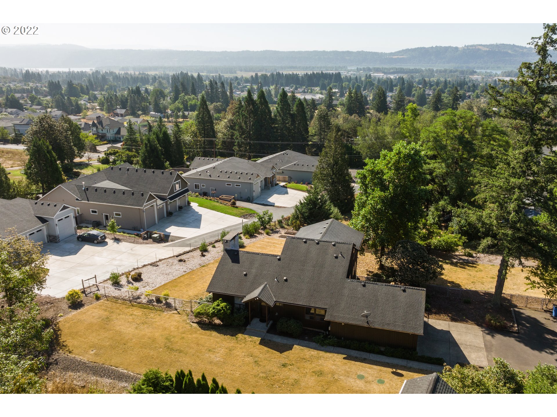 3903 Southeast Stiles Road Washougal, WA 98671 - Photo 25 of 28 an aerial view of residential houses with outdoor space