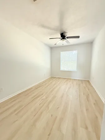 wooden floor in an empty room