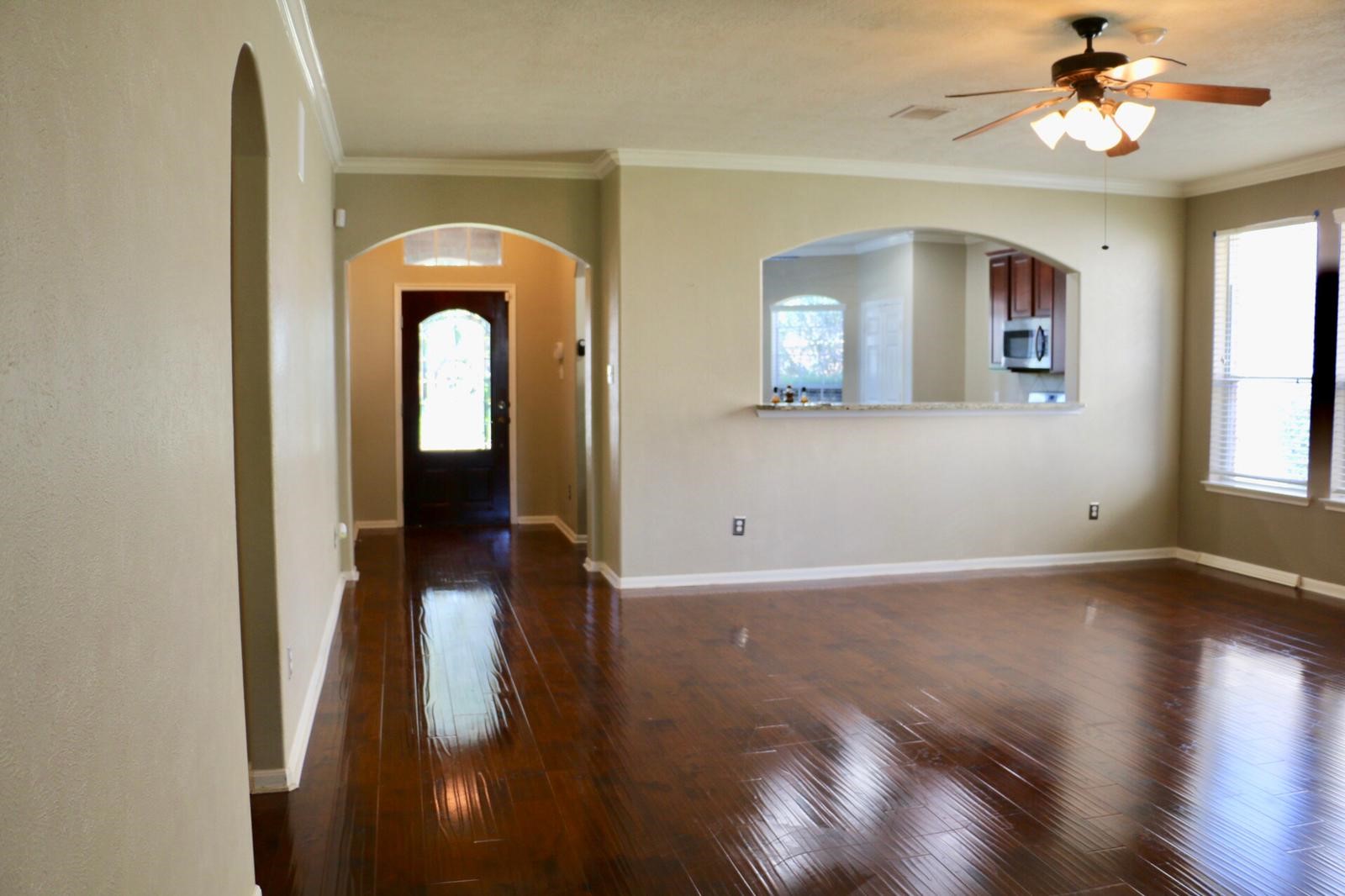 17618 Bryce Manor Lane Humble, TX 77346 - Photo 7 of 14 a view of empty room with wooden floor
