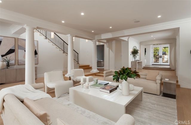 a view of an ocean with beach