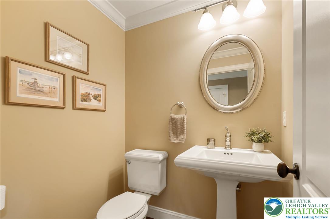 3054 Jordan Road Orefield, PA 18069 - Photo 20 of 58 a bathroom with a toilet and a sink