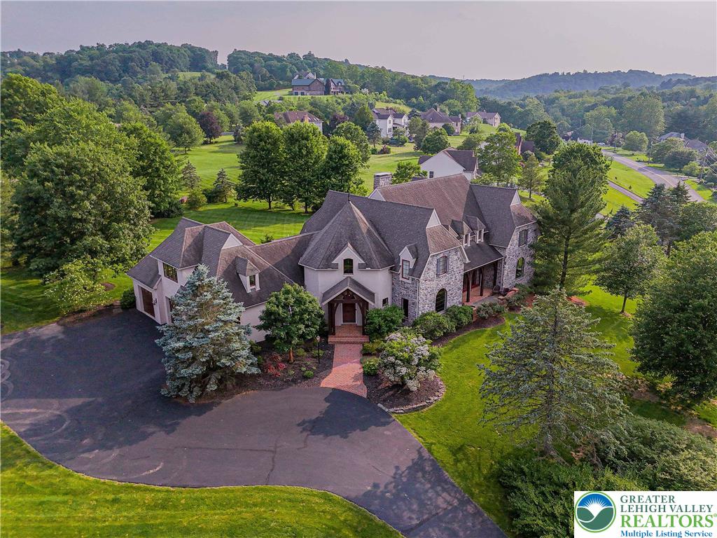 3054 Jordan Road Orefield, PA 18069 - Photo 58 of 58 an aerial view of a house with a garden
