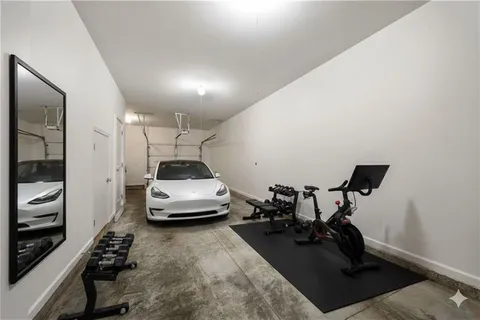 a car parked in front of a building