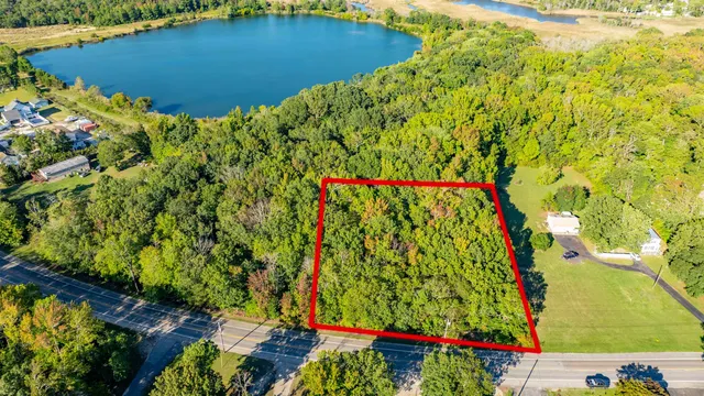 a view of an outdoor space and a lake view