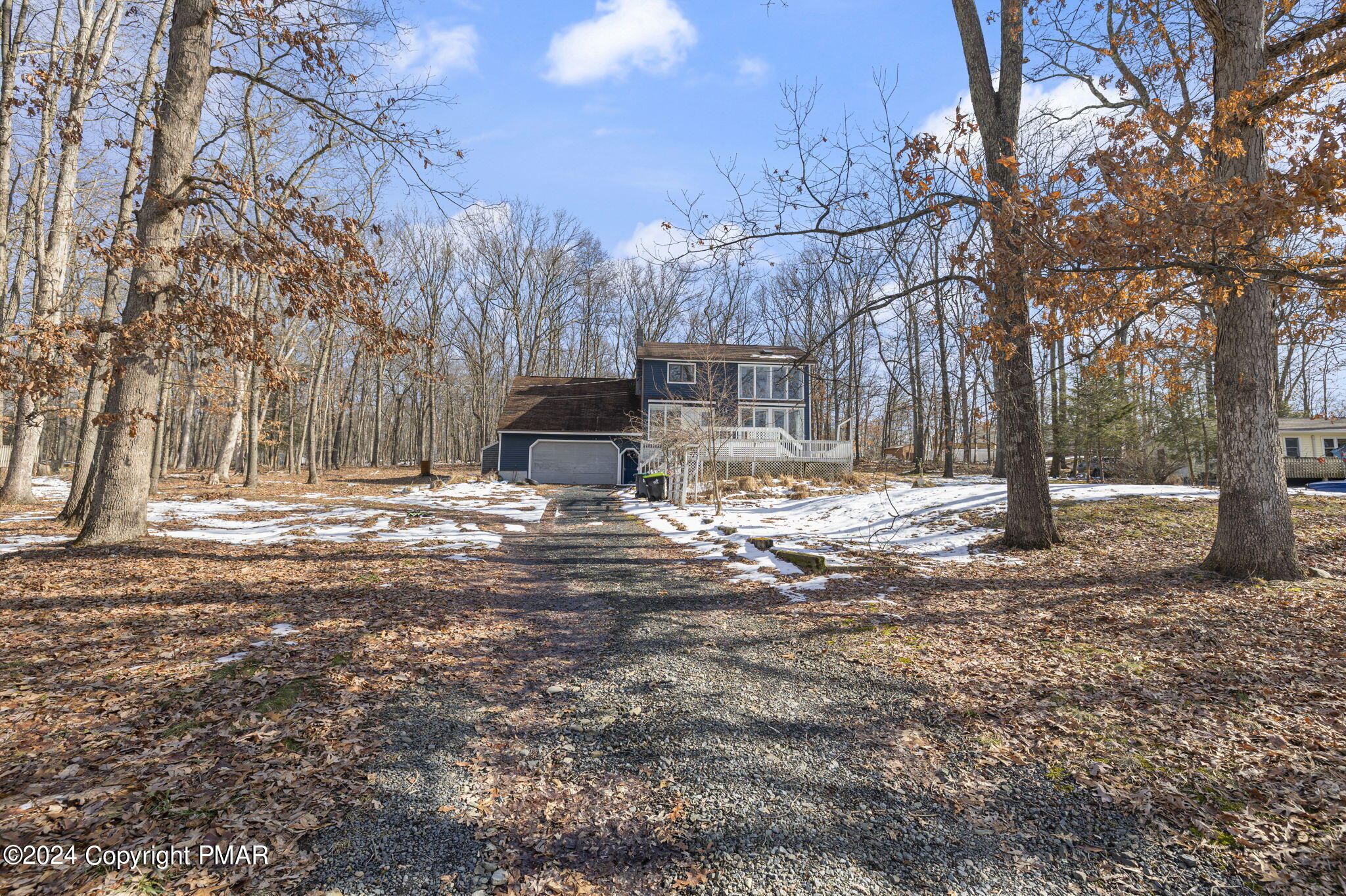 3118 Long Court Bushkill, PA 18324 - Photo 11 of 28 a view of road with large trees