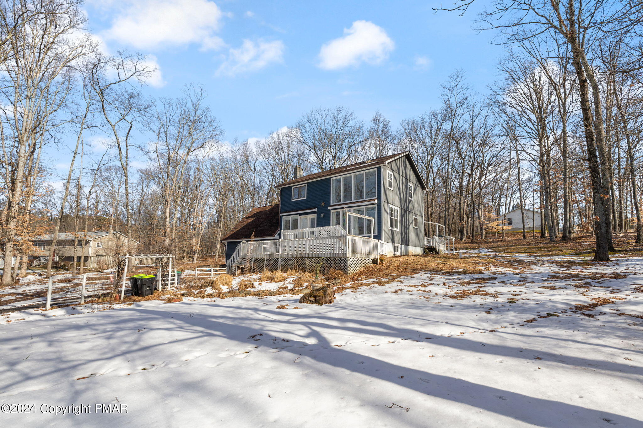 3118 Long Court Bushkill, PA 18324 - Photo 15 of 28 a view of a house with snow on the road
