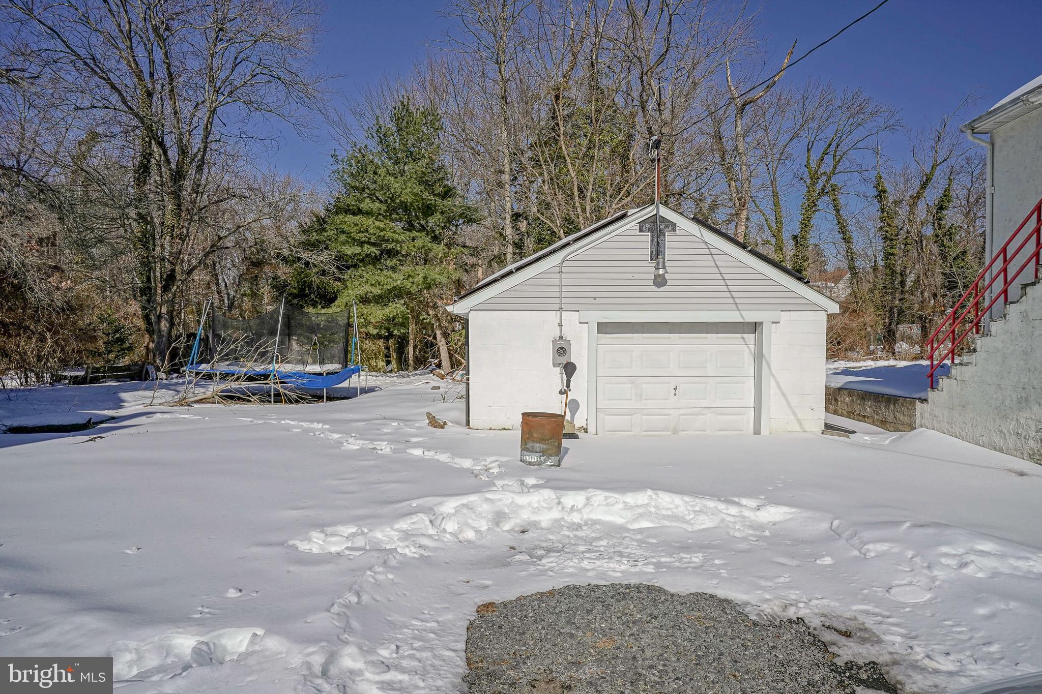 161 Rancocas Road Mount Holly, NJ 08060 - Photo 4 of 24 Large Detached Garage. Double Driveway.