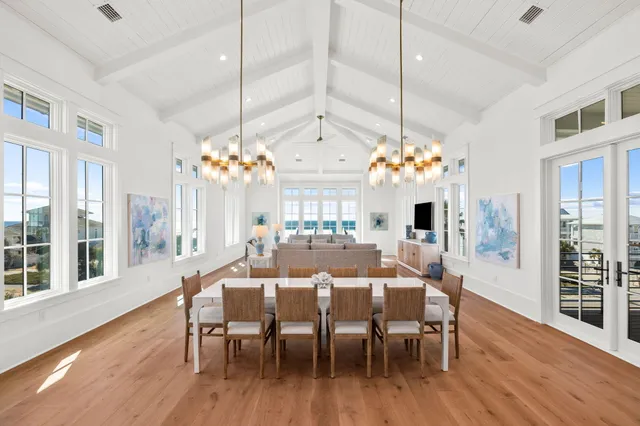 a front view of a residential apartment building with a yard