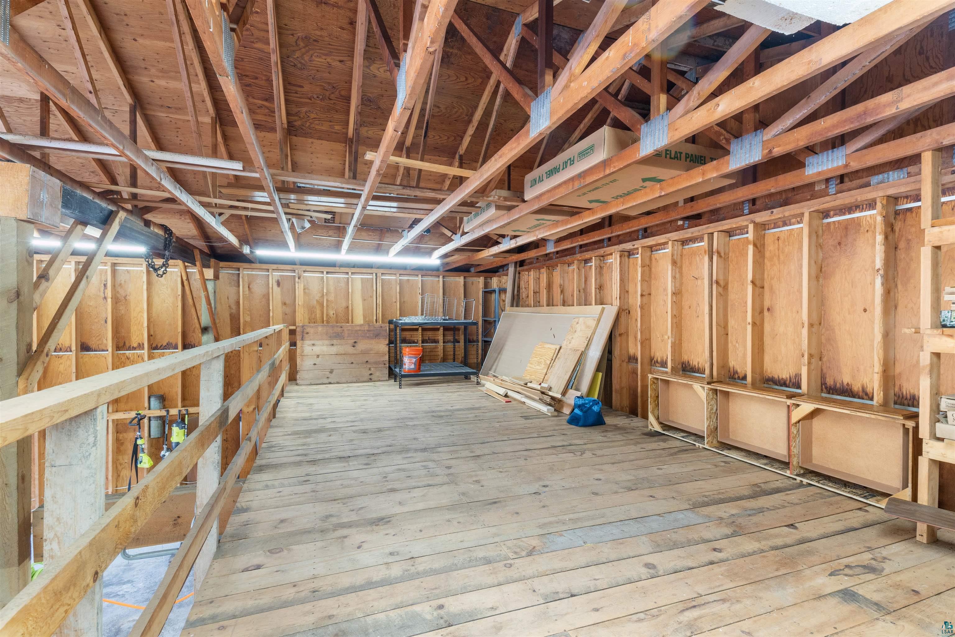 5404 South Clevedon Road Maple, WI 54854 - Photo 29 of 40 Walkup Mezzanine Storage