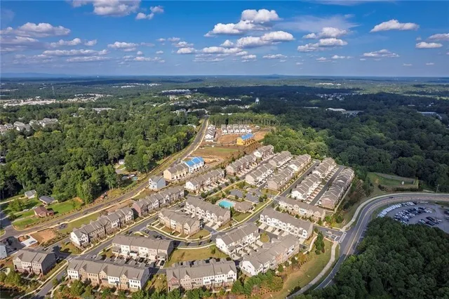 a view of a house with swimming pool