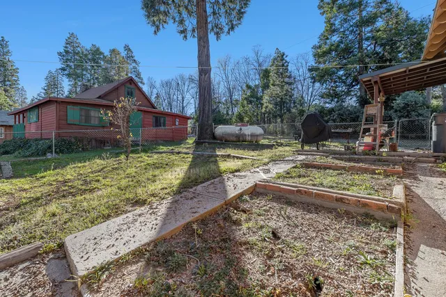 a view of outdoor space and deck