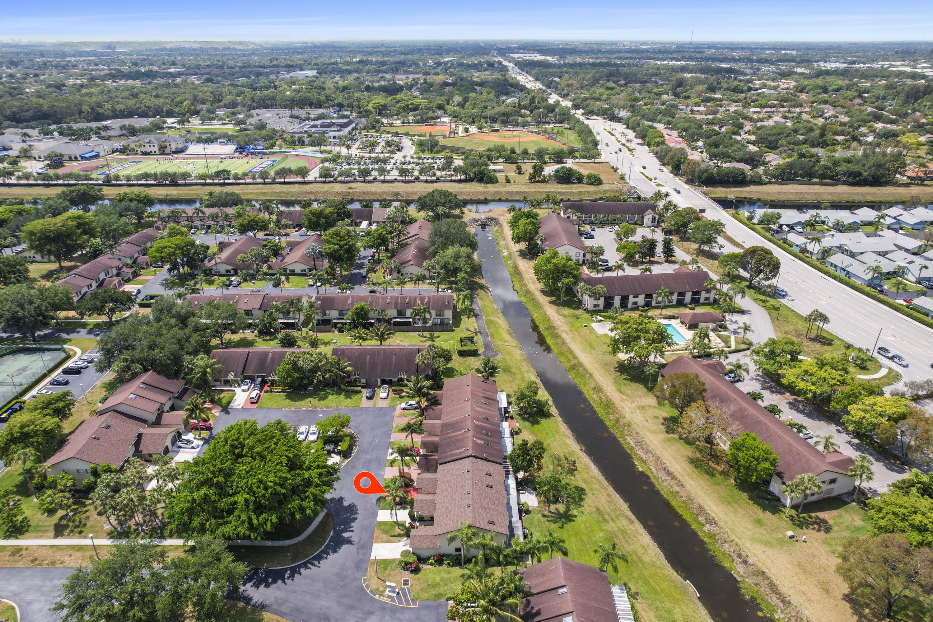 23359 Southwest 55th Way, Unit F Boca Raton, FL 33433 - Photo 47 of 47 Aerial View of Community