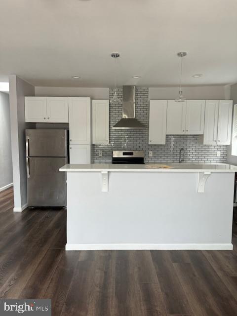 107 West Merchant Street, Unit 2B Audubon, NJ 08106 - Photo 3 of 13 a view of kitchen with wooden floor and electronic appliances