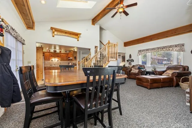 a view of entryway with livingroom and furniture