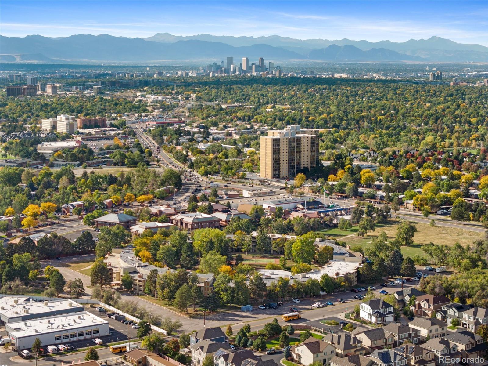 1304 South Parker Road, Unit 146 Denver, CO 80231 - Photo 21 of 22 a view of city and mountain