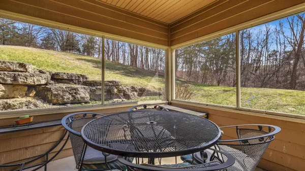 a room with furniture and a window