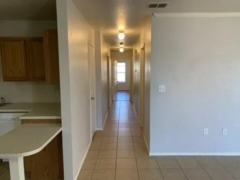 a view of a bathroom with shower