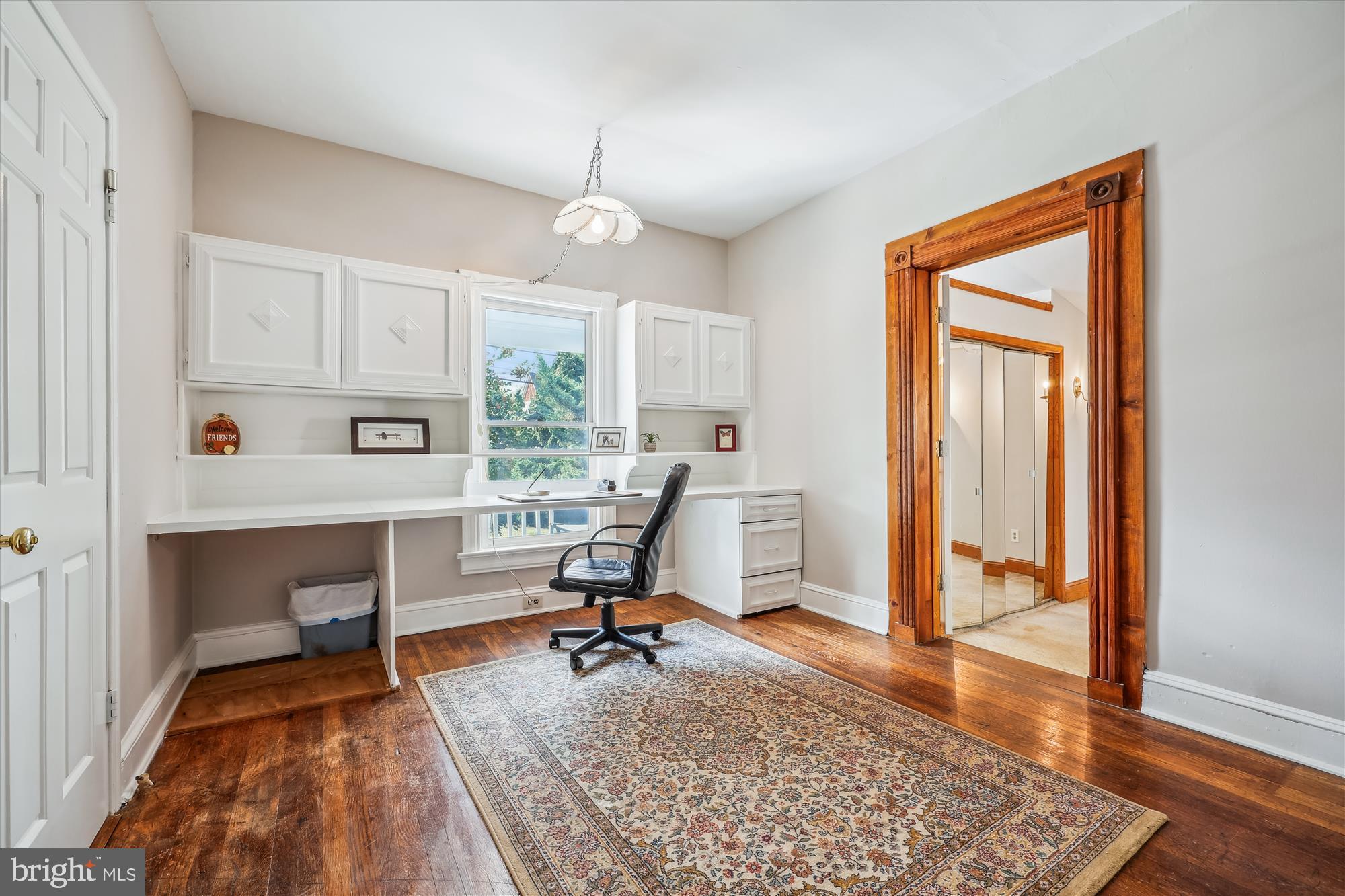 637 Ritchie Avenue Silver Spring, MD 20910 - Photo 7 of 38 Home Office With Original Wood Floors