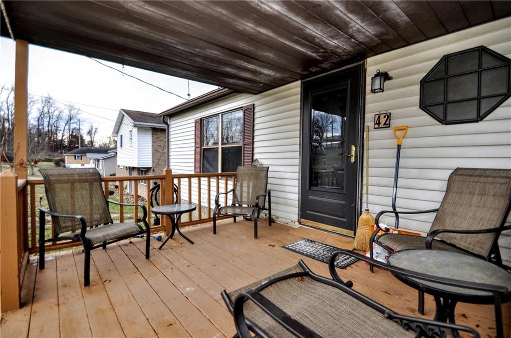 42 Valley View Drive Washington, PA 15301 - Photo 4 of 49 Front covered deck for you to relax on