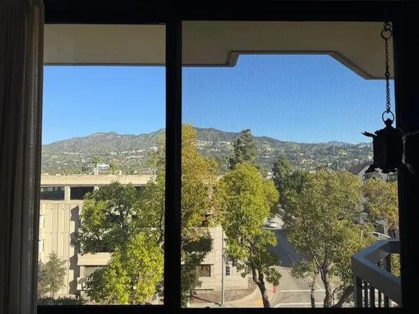 a view of a city from a window