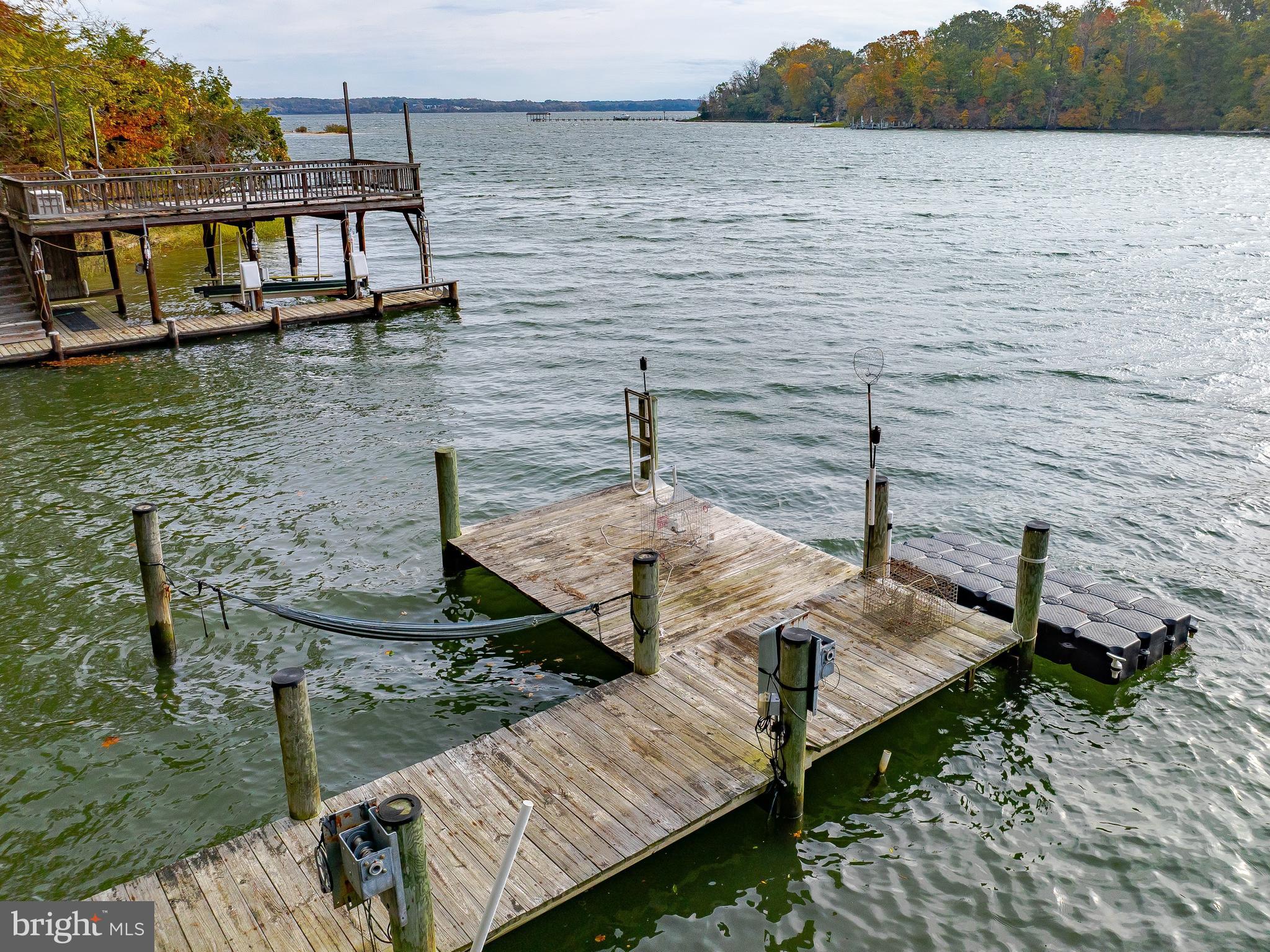 43979 Drum Cliff Road Hollywood, MD 20636 - Photo 50 of 58 Private pier w/boat lift and jet ski ramp