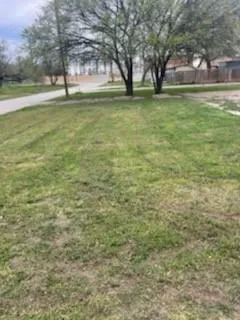 a view of field with trees