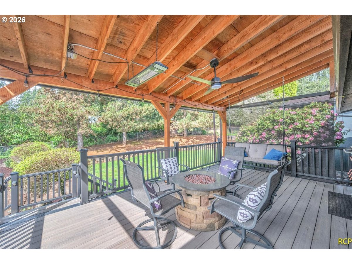59887 Westhill Road St. Helens, OR 97051 - Photo 12 of 44 a view of a patio on the deck