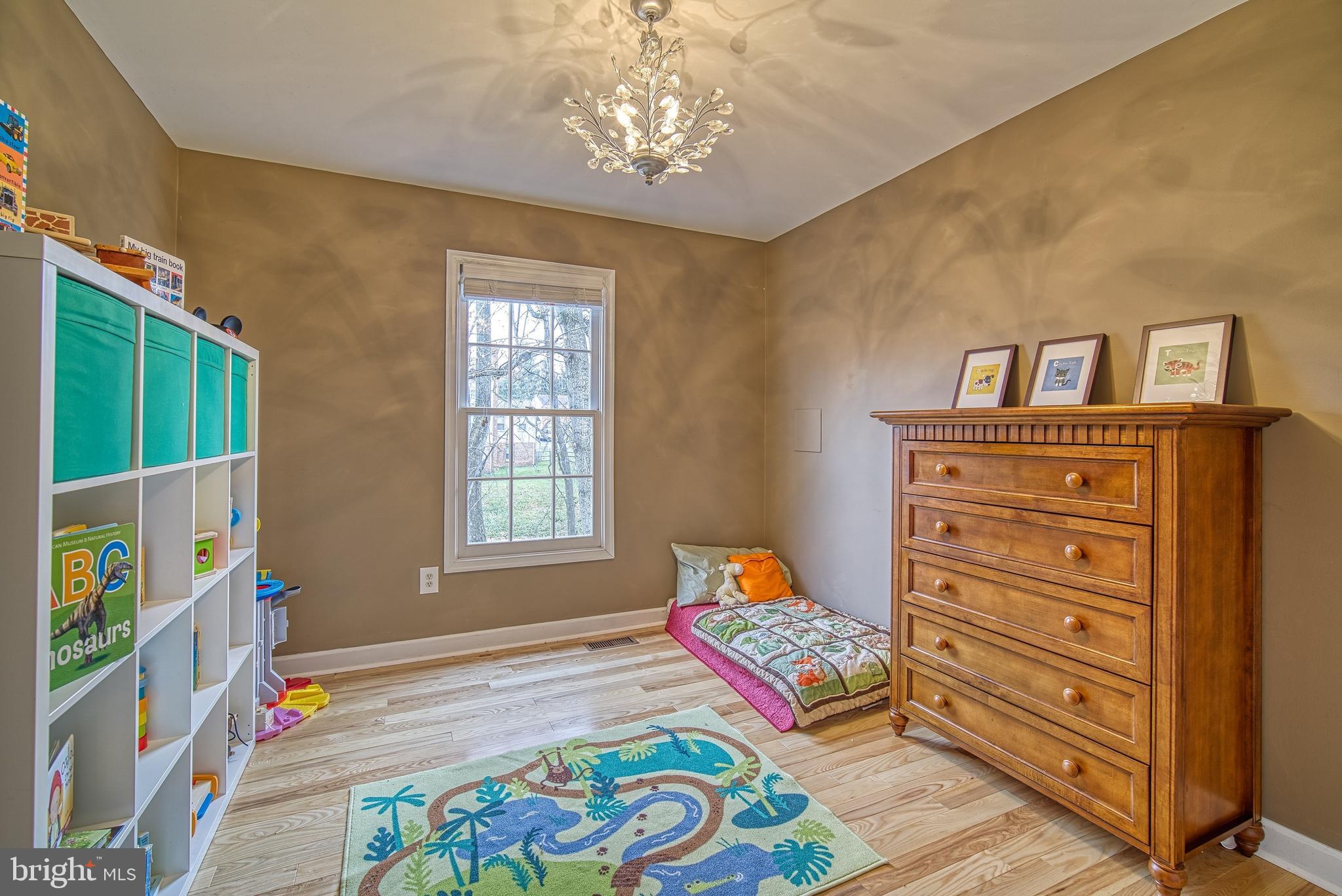 14539 Cutstone Way Silver Spring, MD 20905 - Photo 22 of 34 Interior, rear Bedroom with lovely Ash hardwoods!