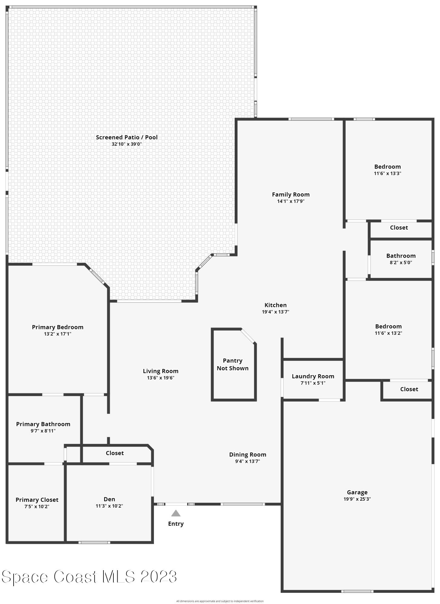1965 Gates Road Merritt Island, FL 32952 - Photo 54 of 54 -1965 Gates Road-Floor Plan
