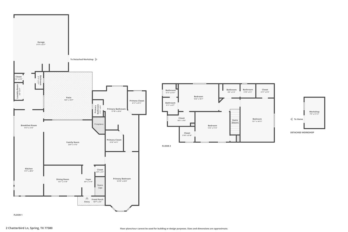 2 Chatterbird Spring, TX 77380 - Photo 40 of 40 a black and white photo of a living room
