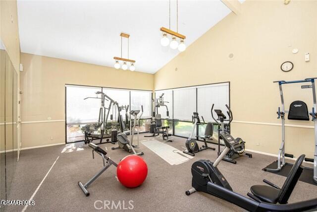 40701 Rancho Vista Boulevard, Unit 76 Palmdale, CA 93551 - Photo 28 of 31 a room with gym equipment