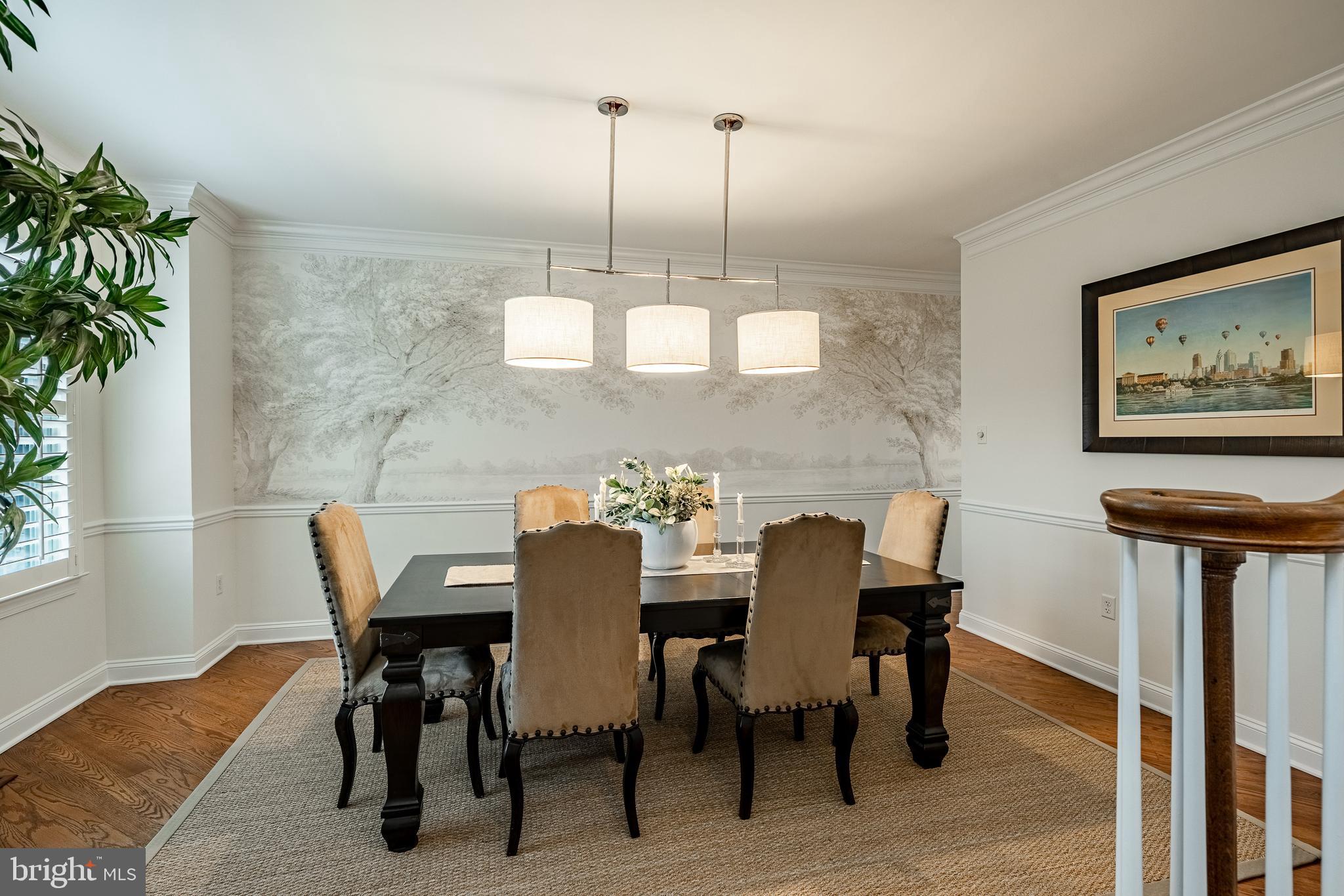 4 Amanda Lane West Chester, PA 19380 - Photo 4 of 108 a view of a dining room with furniture and wooden floor
