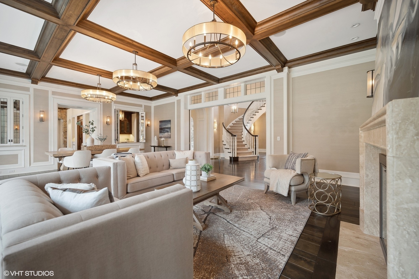 931 Sunset Road Winnetka, IL 60093 - Photo 8 of 42 a living room with furniture and a large window